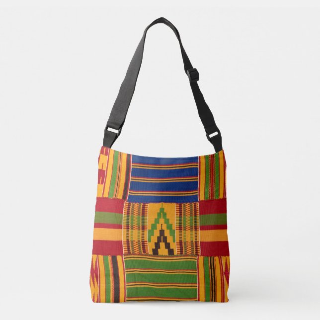Bolsa Ajustável Bag Afro-Impressão Crossbody (Frente)
