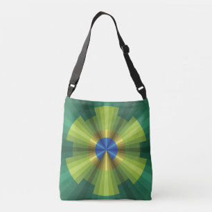 Bolsa Ajustável Bag All-Over-Impressão da Illusão de Peacock