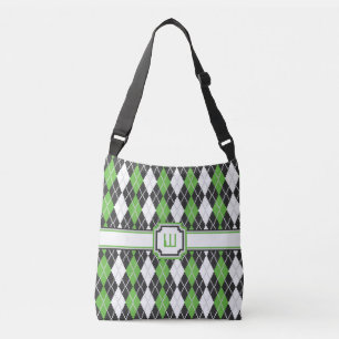 Bolsa Ajustável Bag All-Over-Impressão do Argyle Retro