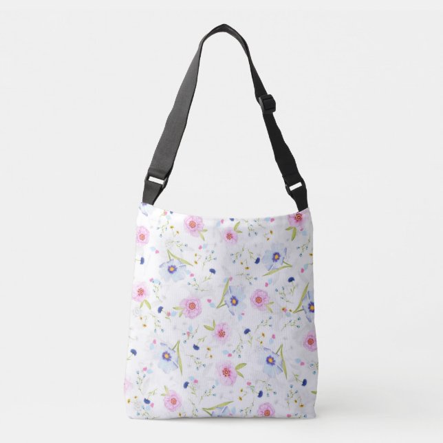 Bolsa Ajustável Bag Crossbody Floral (Frente)