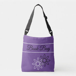 Bolsa Ajustável Bag de Carregando de Livro, Bonito Roxo (ou altera