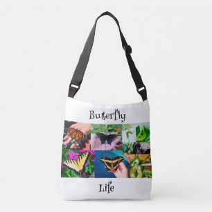 Bolsa Ajustável Bag de corpo cruzado da borboleta
