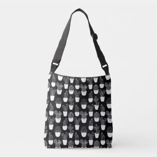 Bolsa Ajustável Bag de Corpo Cruzado de Pequeno Padrão de Arte da
