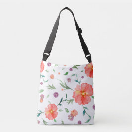 Bolsa Ajustável Bag Floral de Cor da Água Cura para Uso Diário