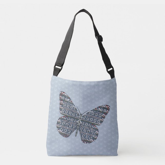 Bolsa Ajustável Bag Monarca Nórdica All-Over-Impressão (Frente)