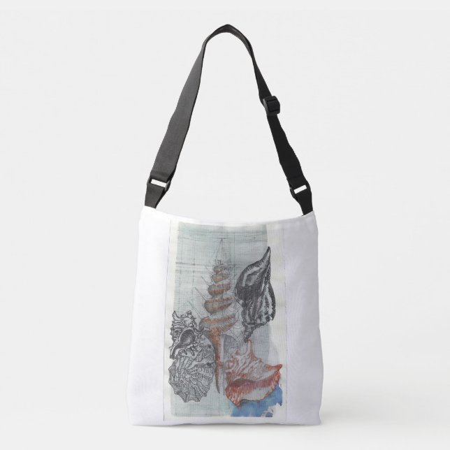 Bolsa Ajustável Bahamas Seashells 1 (Frente)