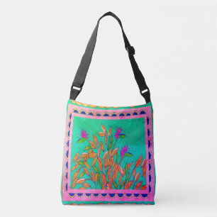 Bolsa Ajustável Baja Bird, do Paraíso Vintage Crossbody Bag