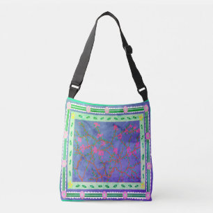 Bolsa Ajustável Baja Bougainvillea Vintage Crossbody Bag