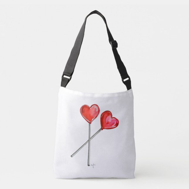 Bolsa Ajustável Balas de Coração (Frente)
