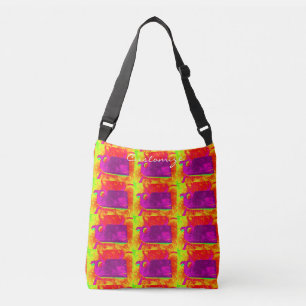 Bolsa Ajustável baleias roxas Thunder_Cove amarelo