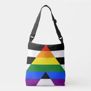 Bolsa Ajustável Bandeira aliada reta SlipperyJoe's arco-íris suave
