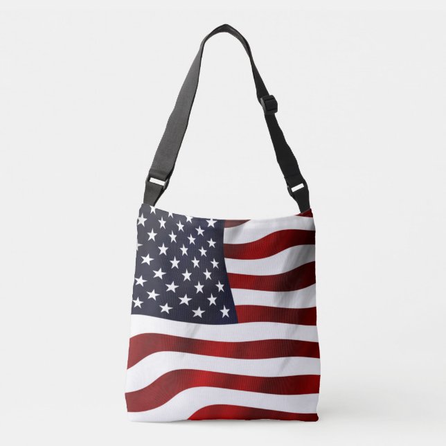 Bolsa Ajustável Bandeira Americana (Frente)