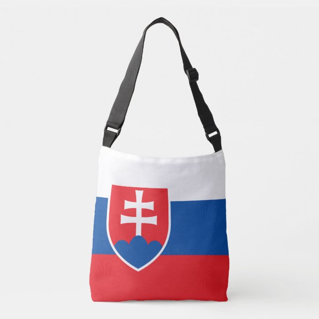 Bolsa Ajustável Bandeira da Eslováquia (Frente)