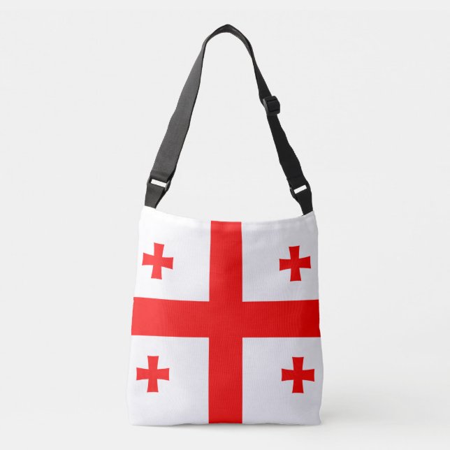 Bolsa Ajustável Bandeira da Geórgia (Frente)