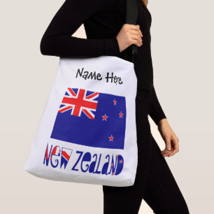 Bolsa Ajustável Bandeira da Nova Zelândia e Neozelandês com Seu No