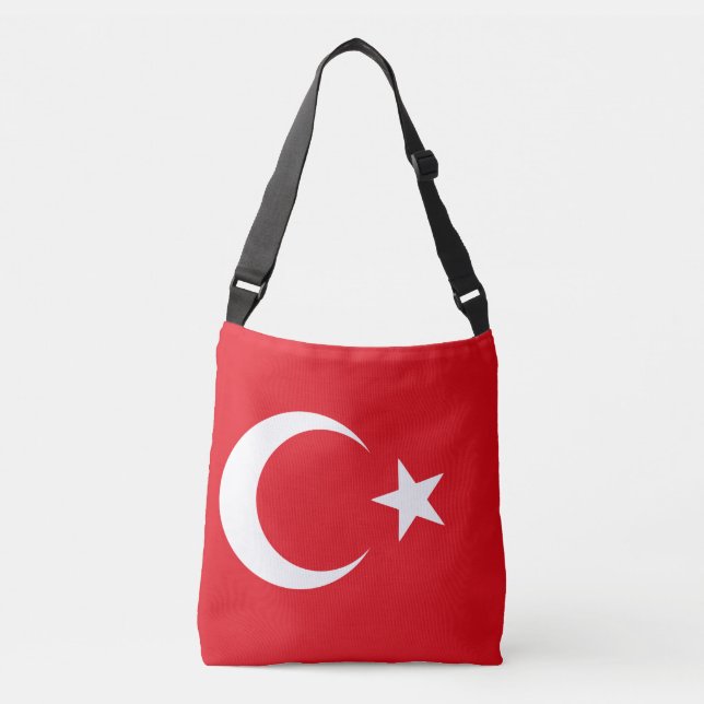 Bolsa Ajustável Bandeira da Turquia (Frente)