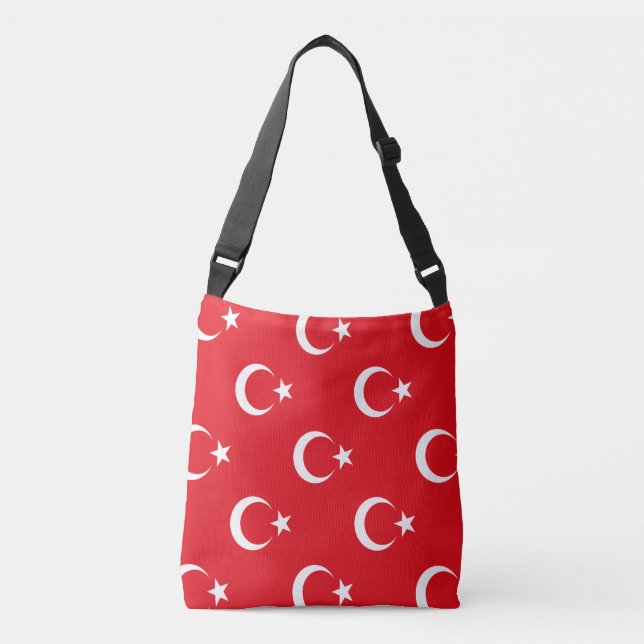 Bolsa Ajustável Bandeira da Turquia (Frente)