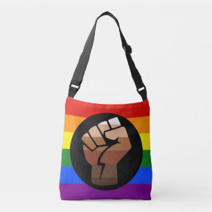 Bolsa Ajustável Bandeira das pessoas queer do SlipperyJoe punho er