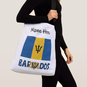 Bolsa Ajustável Bandeira de Barbados Personalizada