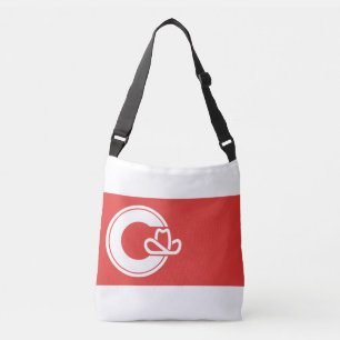 Bolsa Ajustável Bandeira de Calgary, Alberta Crossbody Bag