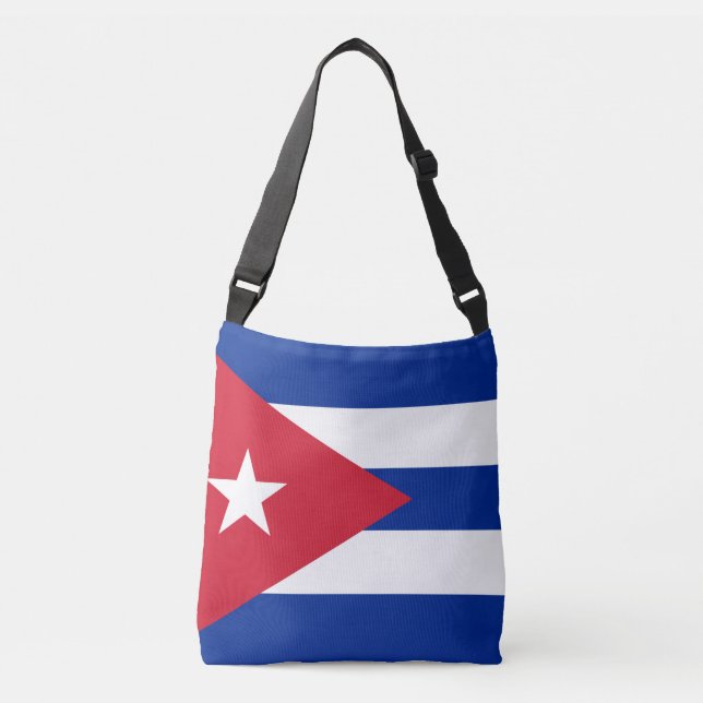 Bolsa Ajustável Bandeira de Cuba (Frente)