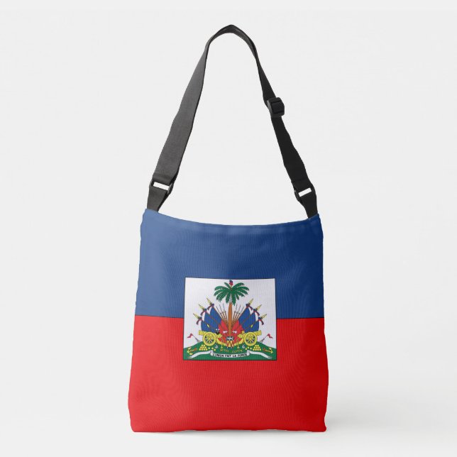 Bolsa Ajustável Bandeira de Haiti (Frente)