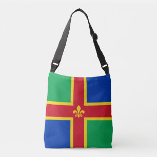 Bolsa Ajustável Bandeira de Lincolnshire Crossbody Bag