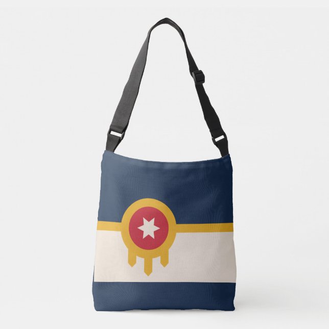 Bolsa Ajustável Bandeira de Tulsa, Oklahoma (Frente)