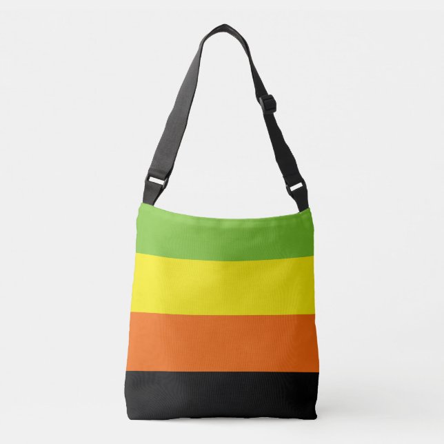 Bolsa Ajustável Bandeira do Orgulho Aromântico (Frente)