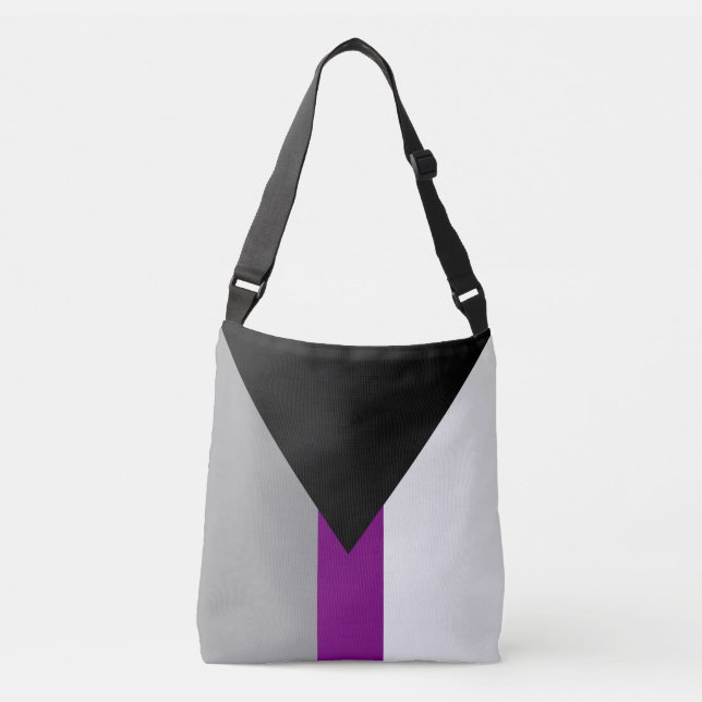 Bolsa Ajustável Bandeira do Orgulho Demissexual (Frente)