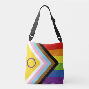 Bolsa Ajustável Bandeira do orgulho intersexo SlipperyJoe's fundo 