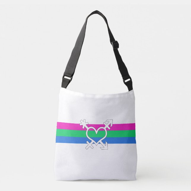 Bolsa Ajustável Bandeira do Orgulho Polissexual (Frente)