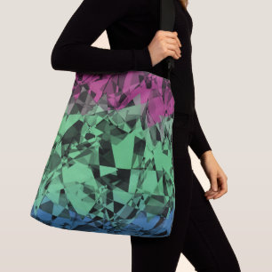 Bolsa Ajustável Bandeira do Orgulho Polissexual Groovy Eclectic Re
