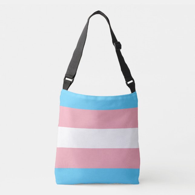 Bolsa Ajustável Bandeira do orgulho transgênero (Frente)