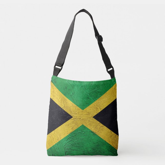 Bolsa Ajustável Bandeira jamaicana (Frente)