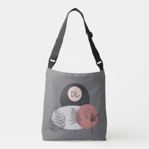 Bolsa Ajustável Bandeja de Cinza/Rosa Geométrico Personalizado bon