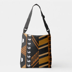 Bolsa Ajustável Bandeja de Design de roupa de barro africano impre