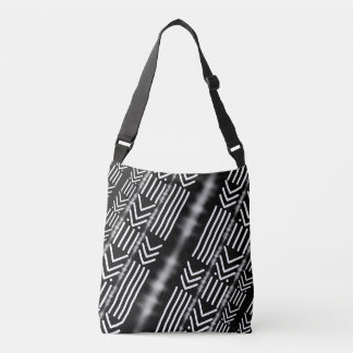 Bolsa Ajustável Bandeja de Design de roupa de preto-e-preto impres