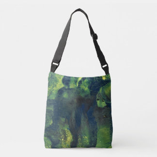 Bolsa Ajustável Bandeja de toques verde de Abstrato jaded 1 profun
