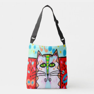 Bolsa Ajustável Bandeja Original de Arte Digital de Gato