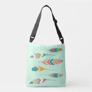 Bolsa Ajustável Banheira de Penas Tribais Modernas