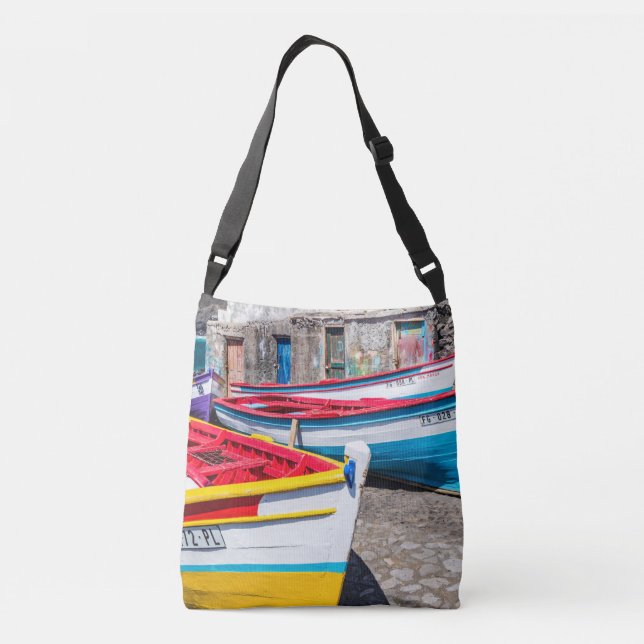 Bolsa Ajustável Barcos de Pesca Coloridos, Cabo Verde (Verso)