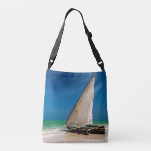 Bolsa Ajustável Barcos de pesca tradicionais na praia