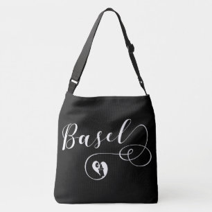 Bolsa Ajustável Basel Flag Heart, Suiça, Basle