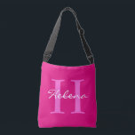 Bolsa Ajustável Basta Monogramas e nomes   seu backgr. & ideias<br><div class="desc">Apenas designs mentais de instantâneos e ideias por EDDA Fröhlich / EDDArt | Modelos para o seu próprio Monograma e Nome. | Para mais ideias e designs,  pode escrever-me um e-mail: contact@eddart.de ou consultar: www.zazzle.com/simply_ideas* | Divirta-se e seja feliz:-) | Monograma Exemplo: H | Nome Exemplo: Helena</div>