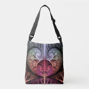 Bolsa Ajustável Batimento cardíaco, Arte fractal abstrata surreal