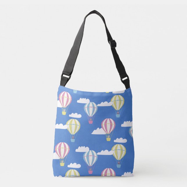 Bolsa Ajustável Bears & Rabbit Hot Air Balloday Out (Frente)