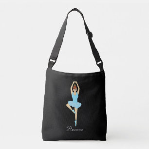 Bolsa Ajustável Bela bailarina vestida de turquesa claro