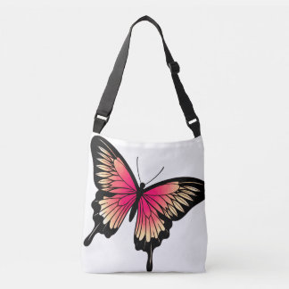 Bolsa Ajustável Bela borboleta rosa Bag de toalha