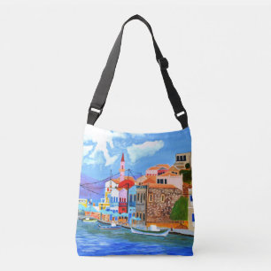 Bolsa Ajustável Bela Grécia Cross-Body Bag